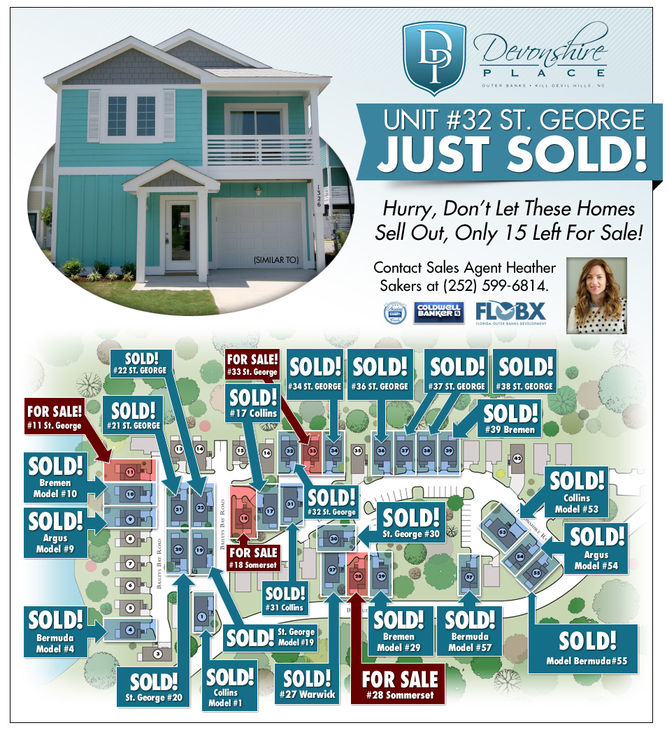 Unit 32 SOLD! Only 11 Homes Left for Sale at Devonshire Place Outer